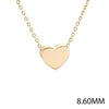 14 Yellow Gold Heart With 16+2' Chain